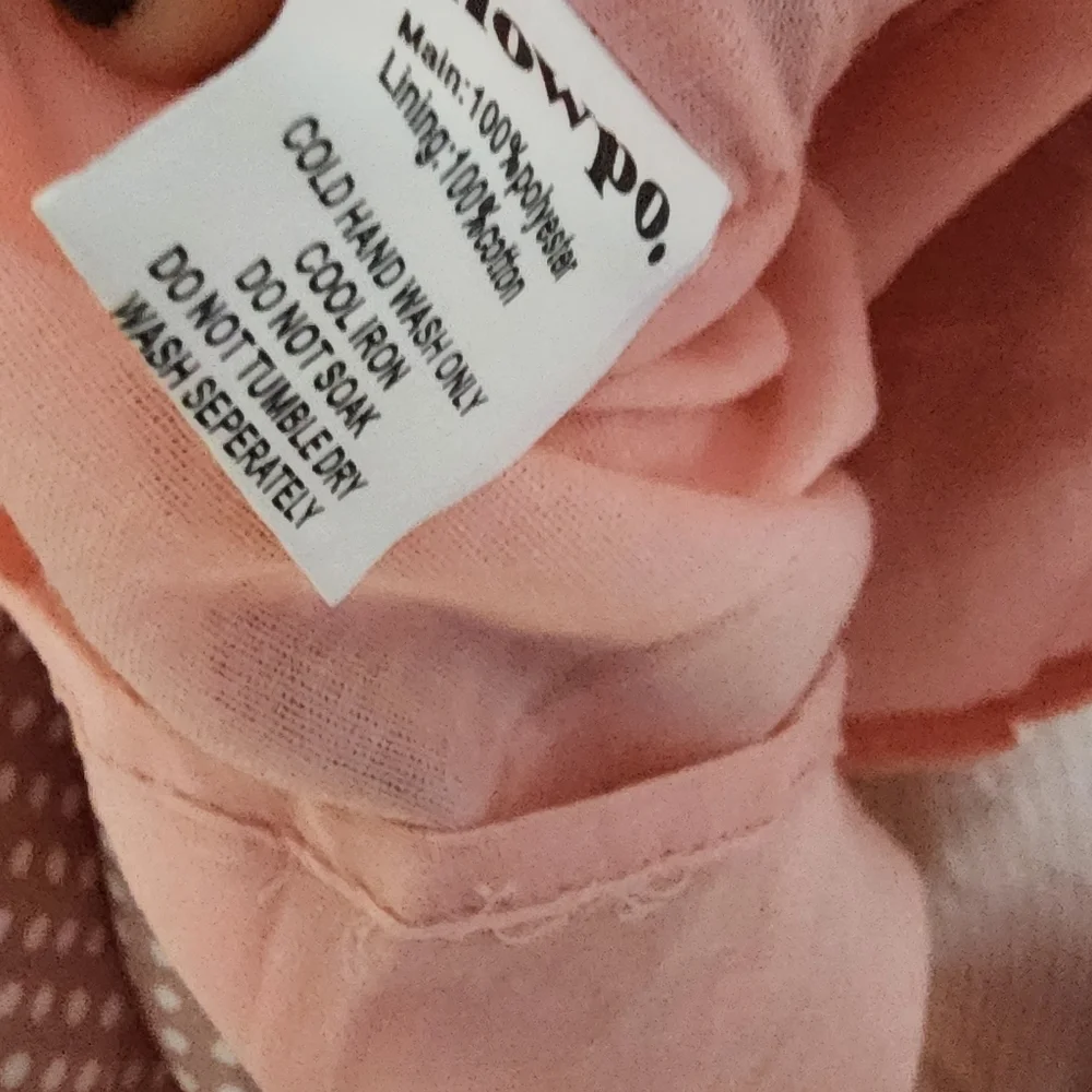 Showpo maxi dress blush polka dot off the shoulder peasant party romantic size 4 - Picture 6 of 12